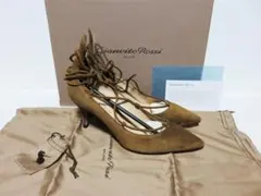 定価10万 新品 Gianvito Rossi スエード レース パンプス 35