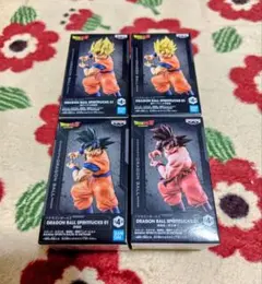 ドラゴンボール SPIRITFLICKS 01 孫悟空 フィギュア 4個セット