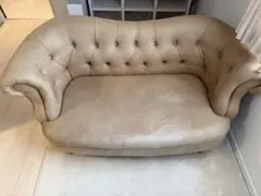 RELAX FORM 関家具 チェスターフィールド風2人掛けソファ　ファブリック