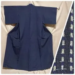 24 古布 東北 ゴリ麻の半纏 藍染 絣 襤褸 ボロ boro - メルカリ