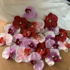 即日匿名発送 蝶蘭造花詰め合わせセット 四色合20個