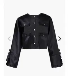 Bibiy. JENNIE LEATHER CARDIGAN レザージャケット