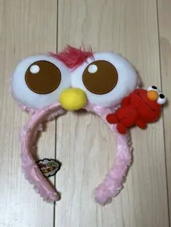 USJ ピンクカチューシャ モッピー エルモ付き