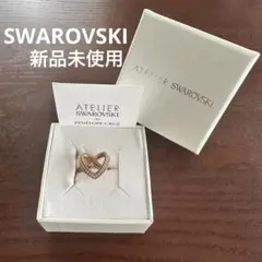 SWAROVSKI ハート リング ローズゴールド キューピドンハート