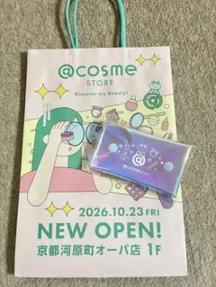 @cosme STORE ショッパー＆クリアマルチケース