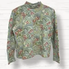 SEDUCTION DE CHATNOIR長袖カットソー 毛 アンゴラ 花柄