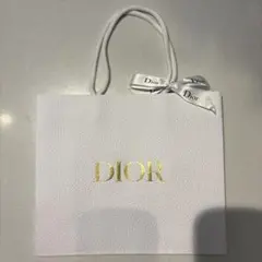 【新品】ディオールショッパー ホワイトDIOR リボン付き