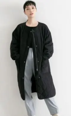 [美品] LOWRYS FARM ローリーズファーム☆キルティングロングコート