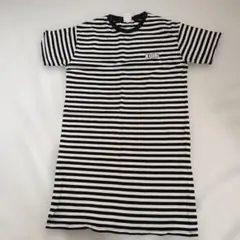 x-girl ストライプ 半袖ワンピース M