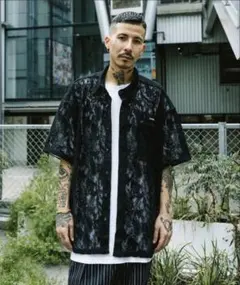 Subciety LACE SHIRT BLACK Lサイズ　ペイズリー　レースのサムネイル
