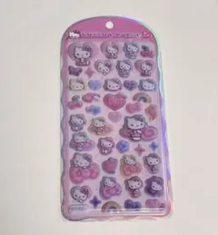 コットンパフィシール　キティ　ギャルキティ　サンリオ