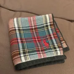 タータンチェック タオルハンカチ ラルフローレン