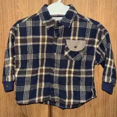 CLOUDY, FINE LATER チェック柄シャツ 80