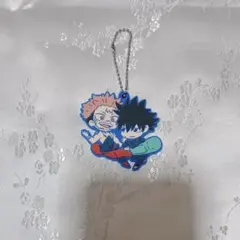 呪術廻戦 両面宿儺&伏黒恵 キャラばんちょうこう ラバーストラップ