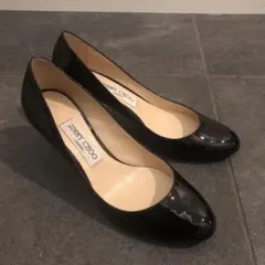 ジミーチュウ　黒　ハイヒール