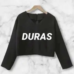 Ld877＊デュラス ブラウス 長袖 ショート丈 バックファスナー Vネックのサムネイル