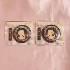 鬼滅の刃　原画展　プチ缶バッジ　胡蝶しのぶ　２点セット