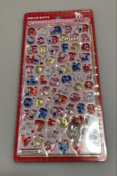 正規品　Hello Kitty ボンボンドロップシール もじのサムネイル