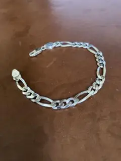 Magine スターリングシルバー フィガロチェーン ブレスレット