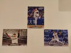 菅野・岡本・佐々木 TOPPS stadium clubカード