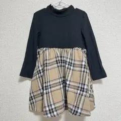 SHEIN 長袖ワンピース　80cm 女の子　ベビーのサムネイル
