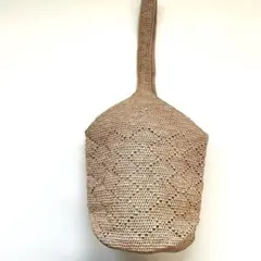 ヘレンカミンスキー　ラフィア　ワンショルダーバッグ　カゴバッグのサムネイル