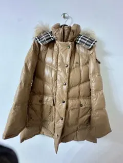 BURBERRY BLUE LABEL ダウンコート　キャメル　ブラウン　40