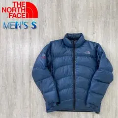 ノースフェイス SUMMIT ダウンジャケット ネイビー メンズS