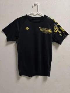 ☆/DESCENTE/デサント/S/バレーボールTシャツ/ブラック/☆