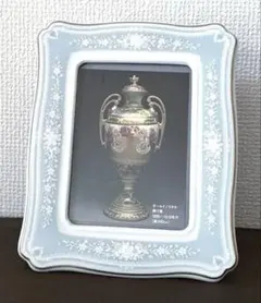 Noritake フォトフレーム 花柄 ブルー