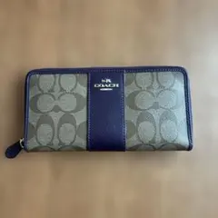 COACH 長財布 パープル