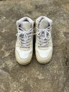 Vans ホワイト ハイカット スニーカー