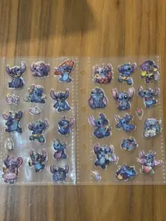 スティッチ　シール　ウォーターシール　 水シール　おすそ分け２シート