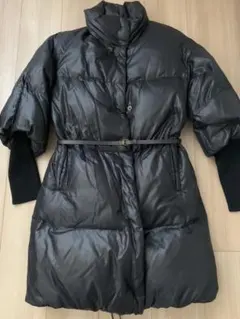 【再々お値下げです！】theory リブ袖 ダウンロングコート