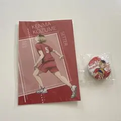 Kozume Kenma 缶バッジとポストカードセット
