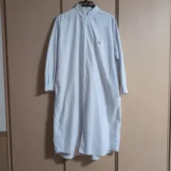 DANTON長袖シャツワンピース