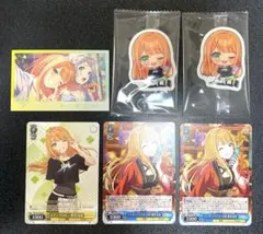 学園アイドルマスター　紫雲清夏　カード、ステッカー　セット