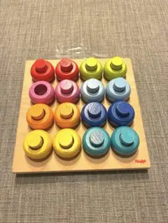 HABA 知育玩具 カラフル木製パズル　ペグ　※欠品ありのサムネイル