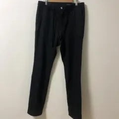 URBAN RESEARCH ストライプ柄ダークグレースラックス