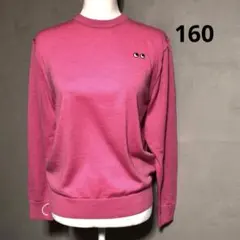 ユニクロ ANYA HINDMARCH メリノクルーネックセーター 160