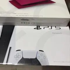 PS5通常版 本体＋純正カバー(コズミックレッド)