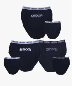 OUTDOOR PRODUCTS ブラックショーツ 3枚セット165 綿