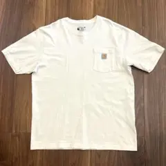 Carhartt ホワイト Tシャツ US Lサイズ ルーズフィット