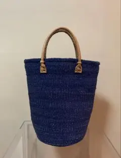 WARANGWAYAN ワランワヤン ノスノス プチ カゴバッグ レザー ブルー