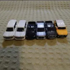 TOMICA TOYOTA FJCRUISER　ランクル　ハイラックス　6set
