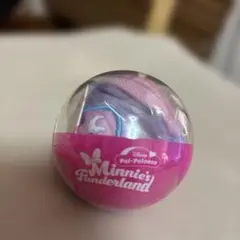 ミニー　パルパルーザ　パルパル　カプセルトイ　ミニポーチ　パープル　紫