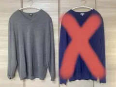 UNIQLOユニクロ 薄手 Vネック セーター メンズ L