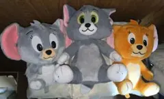 トムとジェリー ぬいぐるみ 3体セット