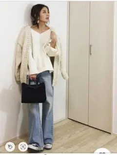 TODAYFUL ハンドニットカーディガン