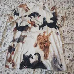 犬のイラスト Mサイズ Tシャツ 未使用のサムネイル